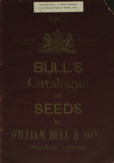 Bull's Catalogue of Seeds for 1907