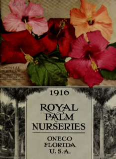 Royal Palm Nurseries 32nd Annual Catalog (1916)