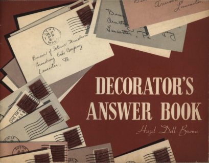 Armstrong Cork Company Decorator's Answer Book (1949)