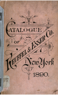 Keuffel & Esser Co Drawing Materials Surveying Equipment 21 Edition 1890 306