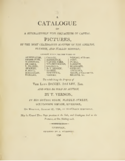 A catalogue of a superlatively fine collection of capital pictures, by the most celebrated masters of the English, Flemish, and Italian schools