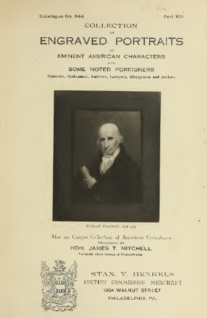 The Unequalled collection of Engraved Portraits of eminent Americans and some noted foreigners, part XIII, belonging to Hon. James T. Mitchell
