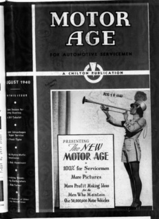 Motor Age Motor Car Automotive Magazine Vol. 59 No. 9 Aug. 1940