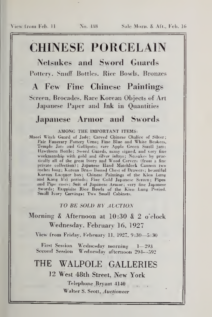 Chinese porcelain, netsukes and sword guards, pottery, snuff bottles, rice bowls, bronzes, etc.