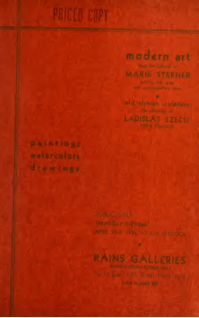 Modern art from the galleries of Maries Sterner