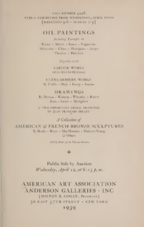 Oil paintings, including examples by Turner, Martin, Innes, etc.