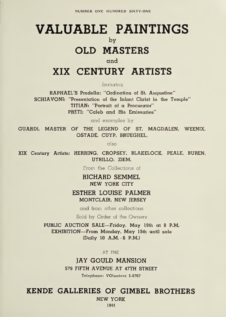 Valuable paintings by old masters and XIX century artists