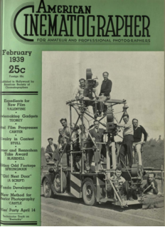 The American Cinematographer, Vol. 20, No. 2, February 1939