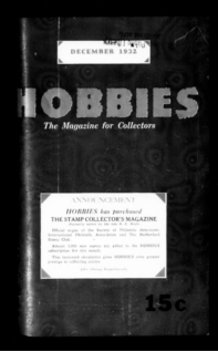 Hobbies the magazine for collectors Vol. 37 No. 10 Dec. 1932