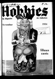 Hobbies the magazine for collectors Vol. 39 No. 9 Nov. 1934