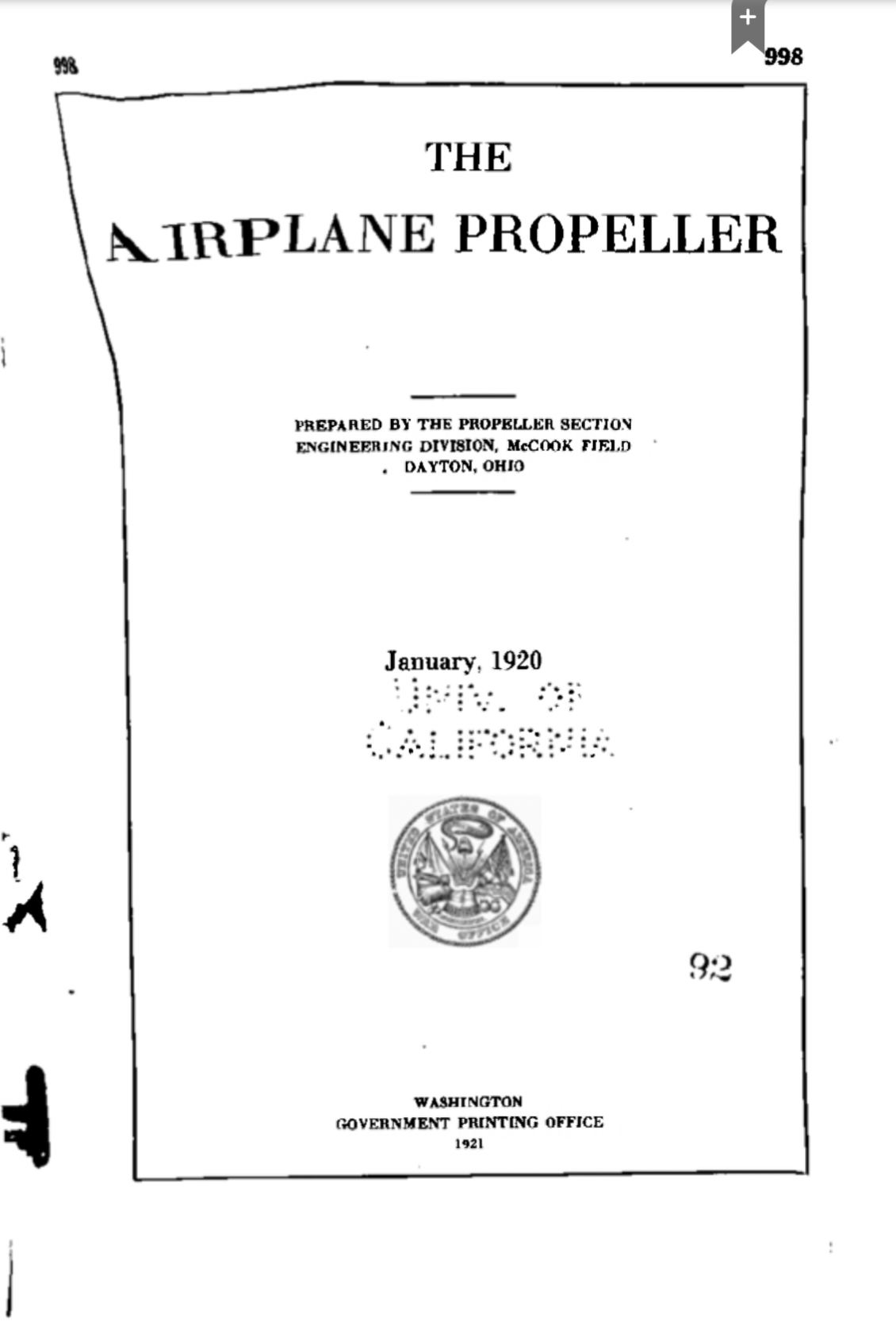 The Airplane Propeller